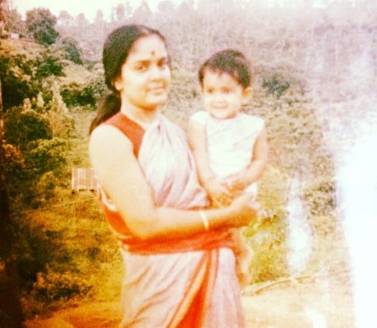 samyuktha karthik childhood photo