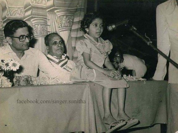 sunitha upadrashta childhood photo